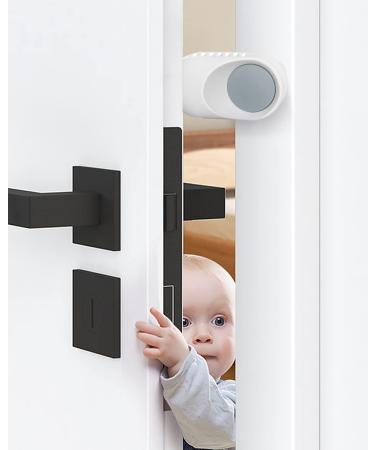 Door Pinch Guard Aosite 2 Pack Finger Pinch Guard Self Adhesive Rotating Baby Anti-Pinch Child Safety Finger Door Guard Child Proof Door Finger Pinch Guard Door Stopper for Little Finger No Jamming