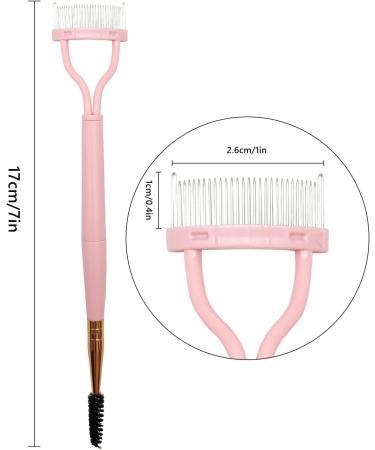 Eyelash Comb Curlers Double Sided Folding Makeup Mascara Applicator 2-in-1 Eyebrow Brush Tool Y10-ZDGZMS - Buy Online on GoSupps.com