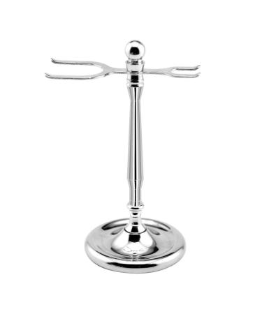 Razor holder practical shaving brush for men organizer razor storage from alloy beard clean shaving brush holder tool stand for home use gifts 6.5x15.5cm silver