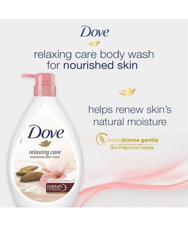 Do.vee Relaxing Almond Cream Body Wash with Hibiscus - 1L Moisturizing Shower Gel for Soft Skin | Gentle Cleanser with Naturally Derived Ingredients - Buy Online on GoSupps.com