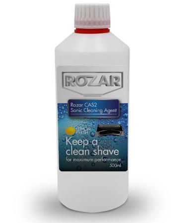 Rozar Cleaning Agent Solution - Jet Clean and Renew 500ml Bottle Remove Hair & Skin Particles from Shaver Foils. Plus Free Bottle of Shaver Oil