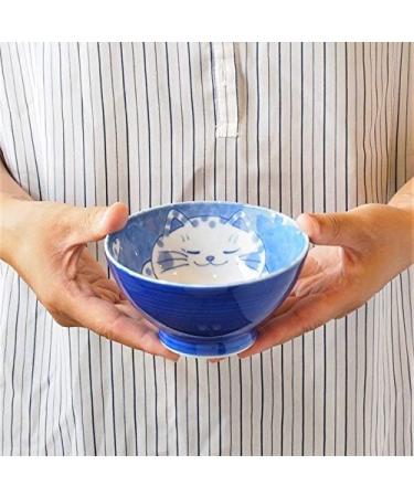 Product of Gifu Japan Mino Ware Japanese Rice Bowl Rice Ramen Noodle Soup Sarada Pasta NEKOCHIGURA Cat Design 4.5 inch 9.2 fl oz Hachiware Rice Bowl Hachiware - Buy Online on GoSupps.com