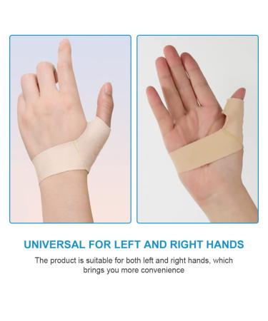 Buy Healifty Thumb Pain Relief Sleeve & Wrist Wraps Universal Thumb Protector Brace for Injured Thumb | Light Yellow - Buy Online on GoSupps.com