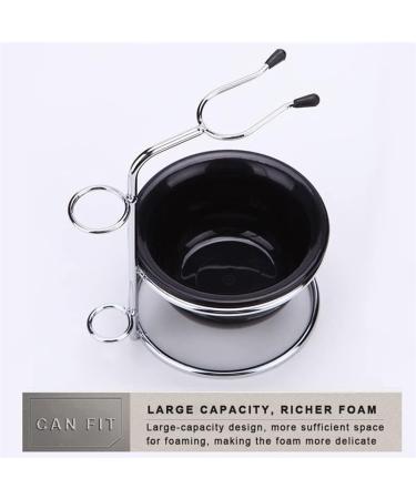 Premium Ftory Shaving Brushes Set for Men - Stainless Steel Razor Holder & Black Shaving Bowl | Best Manual Shaving Experience - Buy Online on GoSupps.com