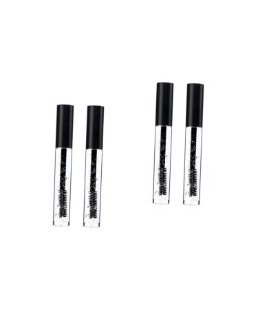 FOMIYES 4 Pcs Eyebrow Shaping Liquid Clear Mascara for Eyelashes Brows Gel Brow Fixing Liquid Makeup Brush 1 count (Pack of 1) Transparent Colorx2pcs