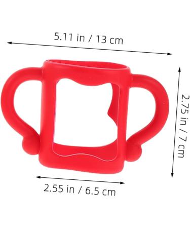 Abaodam 2pcs Silicone Bottle Handle Newborn Bottle Grip Nursing Bottle Handle Bottle Grip Bottle Handle Bottle Handles Milk Bottle Wide Mouth Silica Gel 13.00X7.00X6.50CM Assorted Color - Buy Online on GoSupps.com