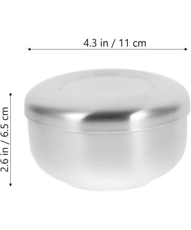 Beaupretty Stainless Steel Shaving Bowl for Men - Durable Shaving Mug & Soap Container | Proraso Compatible - Buy Online on GoSupps.com