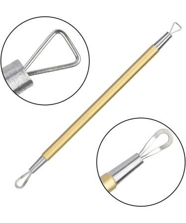 Verdant Touch Face Cleaning Tool Blackhead Extractor Steel Triangle Pimple Removal Tool for Face Comedone Remover and Acne Pressing Ring Gold - Buy Online on GoSupps.com