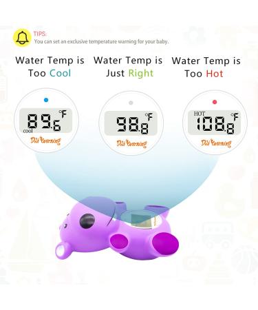Baby Bath Thermometer | Doli Yearning Hippo | BPA Free | Kids Bathroom Safety & Floating Toy - Buy Online on GoSupps.com