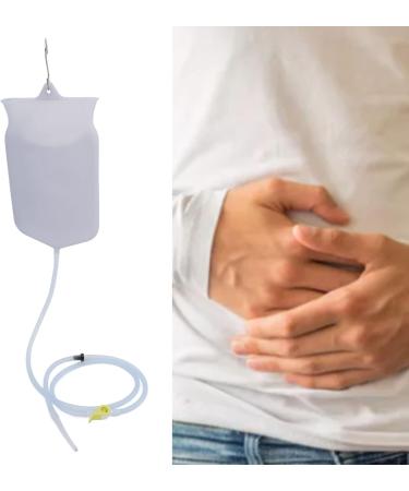 Buy 2L Non-Toxic Silicone Inlet Bag Set - Phthalate-Free Anal Shower with Hose & 4 Nozzles for Intestinal Cleaning | International Shipping Available - Buy Online on GoSupps.com