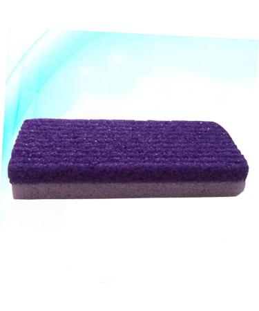 FRCOLOR 1pc Foot Scrubber Foot Scraper Foot Stone Pumice Foot Scrub Foot File Natural Pumice Stone Foot Remover Pedicure Tools for Feet Foot Remover Purple Stepping Stone - Buy Online on GoSupps.com