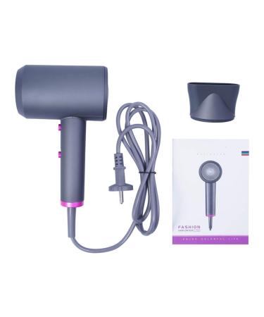Hair Dryer Professional 1600W Hair dryers Ionic Salon Hairdryer 2 Speed and Cool Shot Button DC Motor Blow Dryer with Concentrator Fast Drying Time Reduce Frizz and Static Anti for Hair Salon Small
