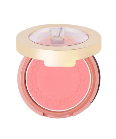 Oulac Rouge Powder Matt Blush |Super -fine powder & gentle application |Natural make-up |Vegan & cruelty free | Suitable for different skin types | 4.8g 13 Petal Blossom 13 Petal Blossom (Matte Light Yellow Pink)