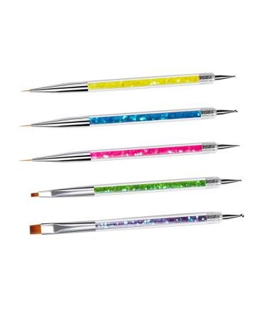 Beaupretty Fox Headband Pen Drawing Pen Tools paint Liner Striping manicure painting pen t tool decorating tools manicure tools kit de manicura detailing kit 3d nail polishing Tools