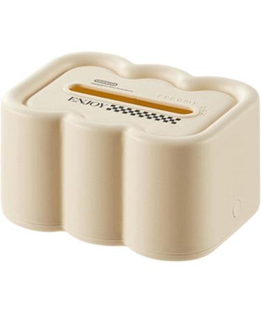 Wipes Dispenser Case | Tissue Box Wet Wipes Holder | Rectangular Wet Wipes Case with Lid for Tissue Bathroom Wet Wipes Countertop Room Night Stand Dalian Cream Color - Buy Online on GoSupps.com