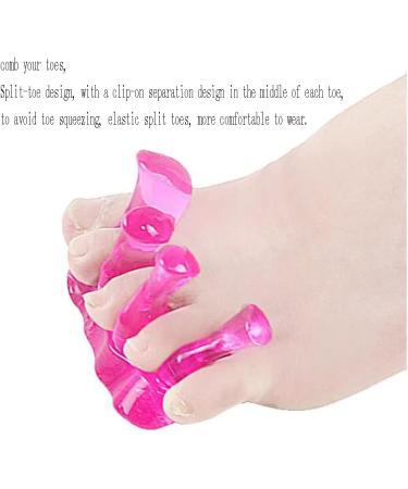 DEAVER Gel Toe Separators - Silicone Toe Spacers for Overlapping Toes and Bunions - 1 Pair - Buy Online on GoSupps.com
