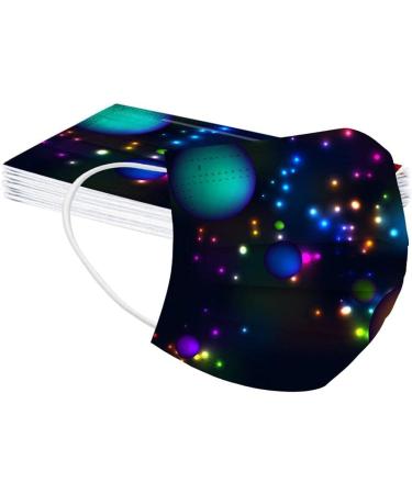 Deaamyglin 50-Pack 3-Layer Mouth Protection Masks for Adults - Breathable Colorful Fabric Face Coverings for Men & Women | Multifunctional Scarf Bandana - Buy Online on GoSupps.com