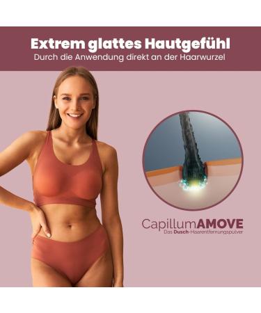 Capillum Amove Aloe Vera Depilatory Cream 300g - Gentle Painless Hair Removal for Women - Intimate & Body Use - Additive-Free Neutral Smell - Buy Online on GoSupps.com