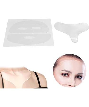Facial Chest Pad Set Anti Wrinkle Remove Fine Lines Reusable Silicone Patches for Face Chest Smoothing Wrinkle Facial Body Patches Chest Pads - Buy Online on GoSupps.com