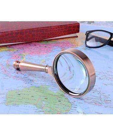 Magnifying Glasses Educational Hobby Magnifiers Antique Reading Magnifying Glass Scratch-Resistant Optical Clear Image Suitable for Reading Viewing Small Texts Comfortable Anniversary - Buy Online on GoSupps.com