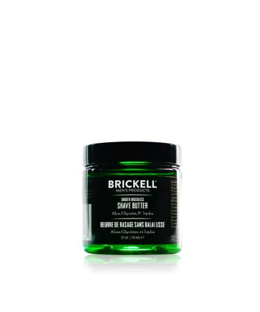 Brickell Men's Smooth Brushless Shave Butter for Men Natural and Organic Smooth Shaving Butter to Fight Nicks Cuts and Razor Burn 59 mL Scented Scented 59 ml (Pack of 1) - Buy Online on GoSupps.com