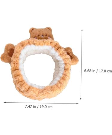 Healeved Bear Face Wash Headband Makeup Headband Washing Face Headbands Headband for Washing Face Make up Headbands Facial Headbands Bear Headband Spa Headbands for Women Skincare Headbands - Buy Online on GoSupps.com