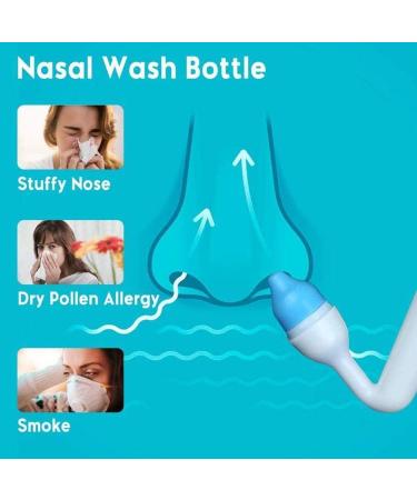 Nose Cleaner Nasal Neti Pot Avoid Allergic Irrigator Nasal Wash Rhinitis Sinusitis Child Neti Therapy 30 for Adult Pot X6n0 Cure - Buy Online on GoSupps.com