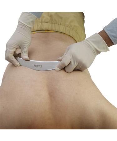 Justsun Gua Sha Schaber - Premium Stainless Steel Massage Tool for Spa & Acupuncture Therapy | Muscle Pain Relief - Buy Online on GoSupps.com