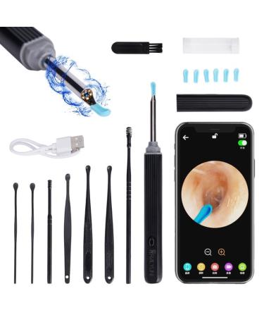 Ear Wax Removal with Camera Earwax Remover Tool 1080 HD Wireless Ear Otoscope with 6 LED Lights Ear Wax Removal Kit for iPhone iPad & Android Smart Phone