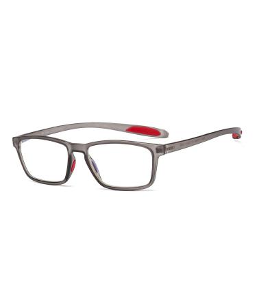 Suertree blue light filter reading glasses Computer glasses Tr90 Frame reader PC Gaming UV Blue Light Blasses Women Men 0.0x Dioptria BM511 1PC