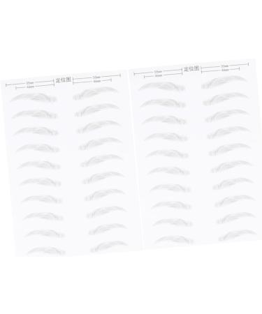 FOMIYES 6 Sheets Pairs Makeup Stickers Eyebrow Transfers Stickers Transfer Stickers 6d Bionic Cosmetic - Buy Online on GoSupps.com