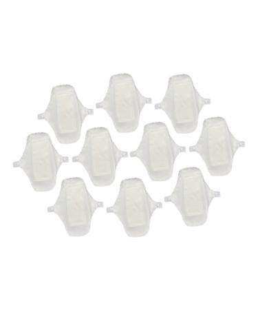Healeved 10pcs Washable Menstrual Cloth Womens Underpants Ladies Cotton Panties Fabric Tape Ultra Thin Menstrual Panty Liners Cotton Cloth White Cotton Napkin Bamboo