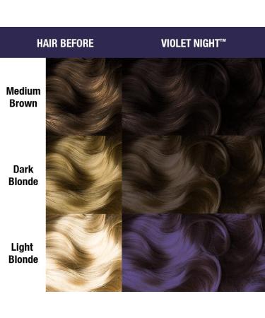 Manic Panic Violet Night Hair Dye - Vegan Cruelty-Free Purple Semi-Permanent 118ml - Buy Online on GoSupps.com