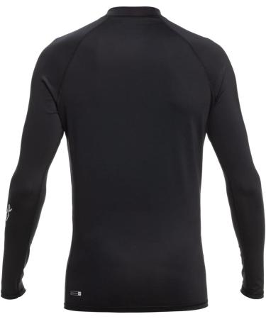 Quiksilver Men's All Time LS Rash Guard Shirt - Black | Buy Internationally | Premium UV Protection - Buy Online on GoSupps.com