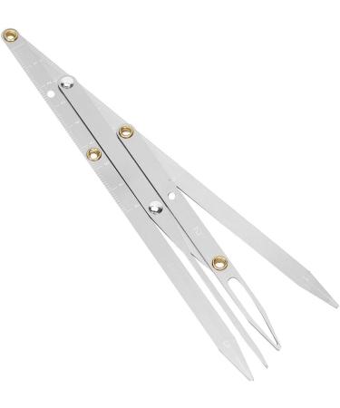  ZJchao Eyebrow Ruler Eyebrow Stencil Permanent Makeup Ruler Microblading Ruler Eyebrow Tattoo Stencil for Novice Tattoo (White) - Buy Online on GoSupps.com