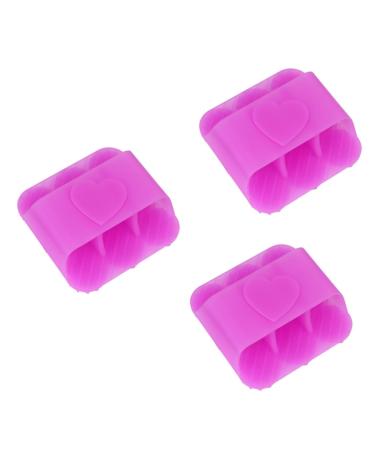 Healeved 3pcs cleaning brush household massager tub shampoo massage brush purple