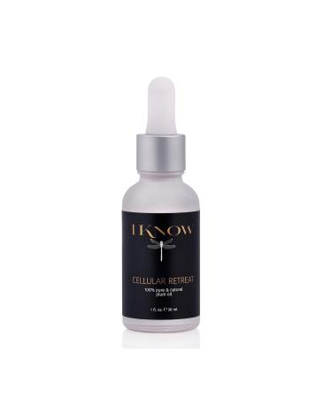 IKNOW CELLULAR RETREAT 100% Pure and Natural Plum Oil Skincare Pro-Aging Plum Oil Treatment Facial Serum for Skin Rejuvenation and Renewal (1oz)