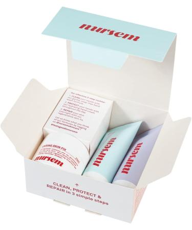 Nursem HAND CARE MINIS | Travel-Sized Discovery Skincare Set | Gift set for sensitive skin nurses gift 3 Piece Set Contains Hand Cream Hand Wash Skin Fix - Buy Online on GoSupps.com