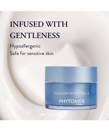 Phytomer Douceur Intemporelle Hydrating Face Cream | Anti-Aging Moisturizer for Sensitive Skin | Soothing & Lightweight | 50 ml | Protect & Restore Youthful Glow - Buy Online on GoSupps.com