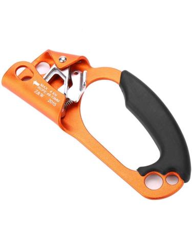 TBET Hand Ascender Rope Clamp - Right-Handed Climbing Equipment for 8mm-13mm Rope | Durable Climbing Handle in Green/Orange/Gray - Buy Online on GoSupps.com