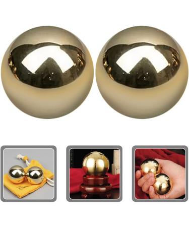 Buy Healvian 2ST Brass Gymnastics Balls - Precision Metal Rollball Massage Device | Multifunctional Portable Baoding Balls for Hand Massage - International Shipping Available - Buy Online on GoSupps.com