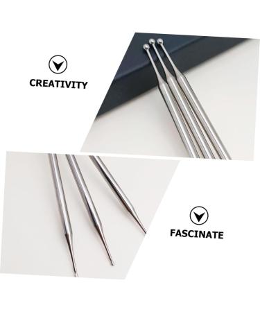 Professional 5-Piece Stainless Steel Ear Cleaner & Massage Tool Set - Inoxlm Reflex Zone & Acupuncture Stick | Teousstock - Buy Online on GoSupps.com