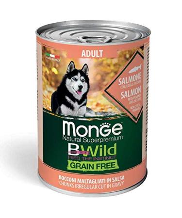 Monge Bwild Dog Adult Grain Free - Salmon 1 Can 400 g