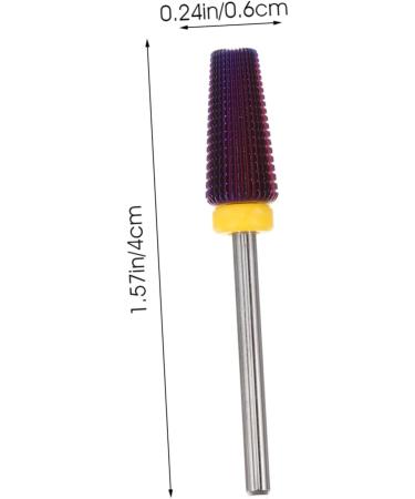 Healeved frog charms for bracelets manicure broca 5 en 1 drill nails nails drill bits Nail supplies alloy Tungsten steel Acrylic nail clippers Nail flakes manicure supplies hard - Buy Online on GoSupps.com