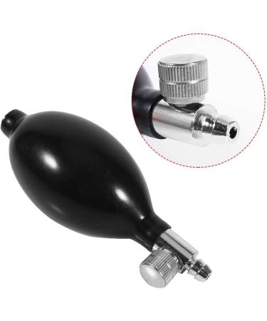Blood Pressure Latex Bulb Replacement - Black Manual Inflation Pump with Air Release Valve - Compatible with BP Cuff & Cervical Devices - Buy Online on GoSupps.com