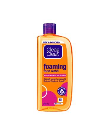 Clean & Clear Foaming Facewash for Oily Skin Brown 240ml