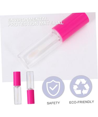 ERINGOGO 100 Pi ces Flacons de Gloss avec Bouchon Rose Tubes Transparents Rechargeables pour Maquillage DIY Accessoires Cosm tiques et Filles - Buy Online on GoSupps.com