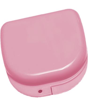 Shop Verdant Touch Portable Mouth Protection Case - Dustproof Denture Container for False Teeth | Pink Retainer Storage Box - Buy Online on GoSupps.com