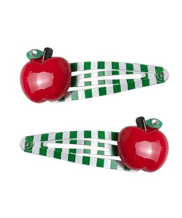 Limtula 2 s Girls Small Hair Clip Sweet Side Clip Metal Snap Hairpin Gift Cute Fruit Hair Accessories for Women B