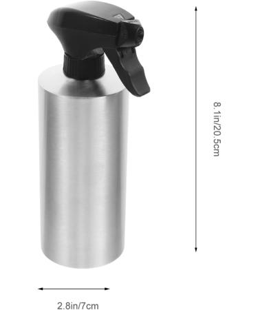 Stainless Steel Mist Spray Bottle - Refillable Continuous Sprayer for Plants Hair Styling & Skin Care - 550ML - Buy Online on GoSupps.com
